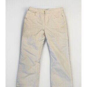 Current/Elliott Womens Cotton High Rise Straight Leg Jeans‎ White Size 31